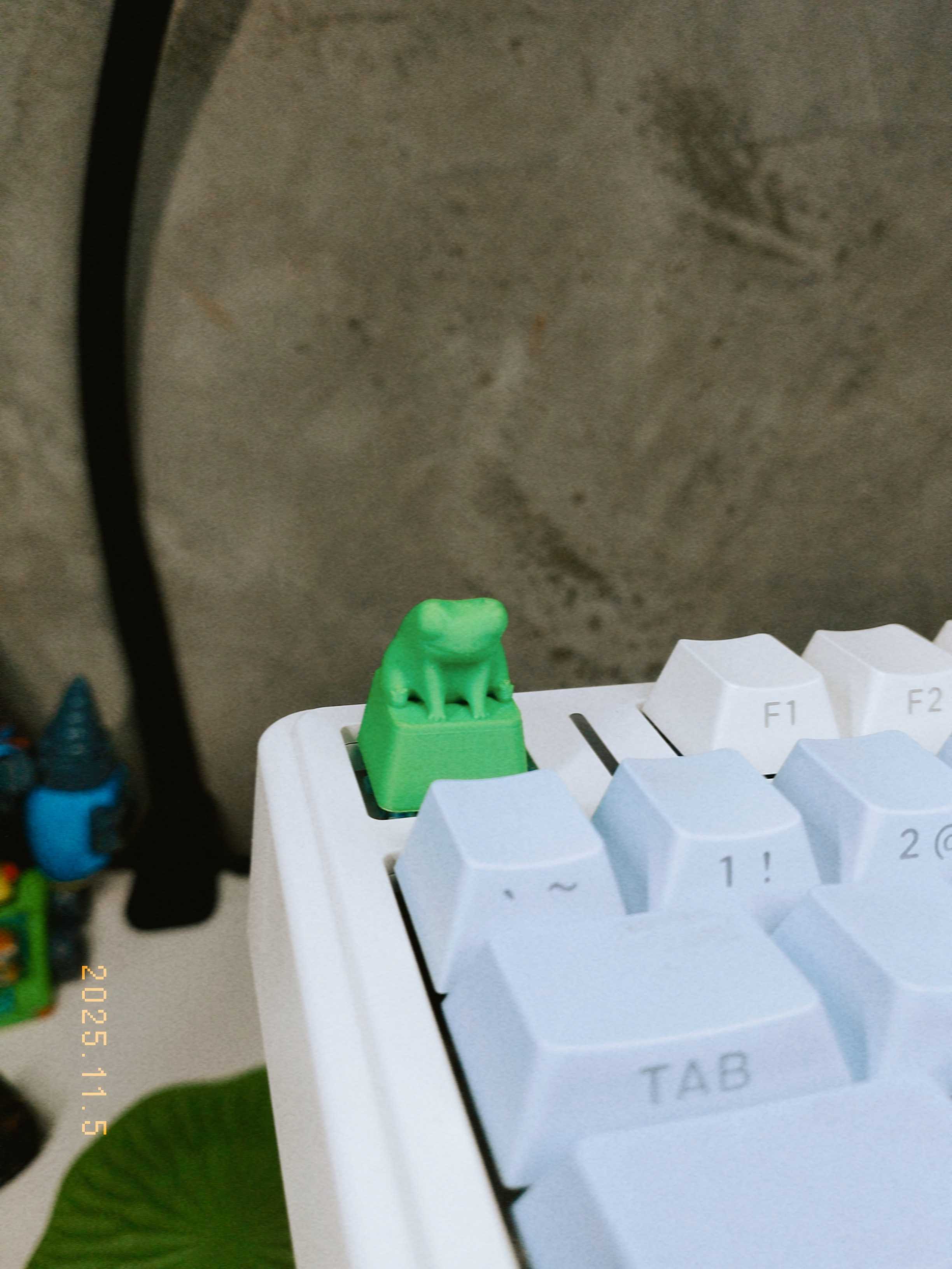 frog keycap print
